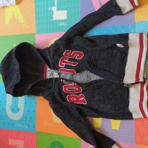 Roots 2T Cabin Black and Red Hoodie